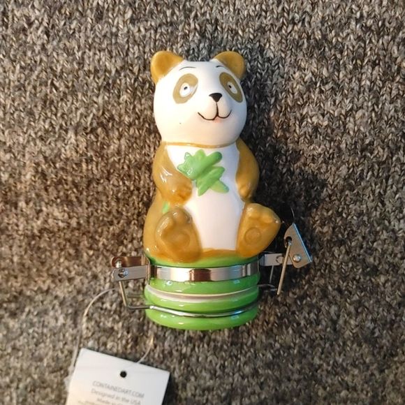 Ceramic Panda 50ml Storage/Stash Jar - Picture 2 of 5
